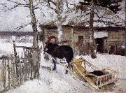 Konstantin Korovin Winter oil